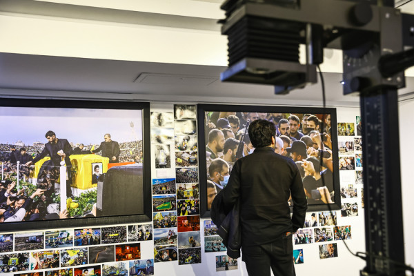 افتتاح نمایشگاه عکس با طوفان الاقصی