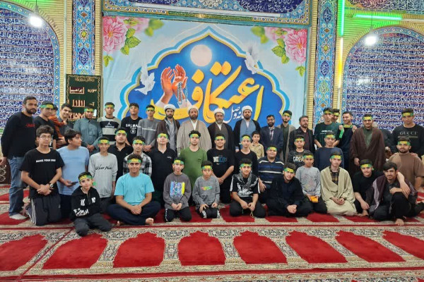 بازدید از اعتکاف دانش‌آموزان صدرا اهواز