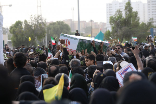 تشییع پیکر مطهر شهید «سعید آذربادگان» در بندرعباس