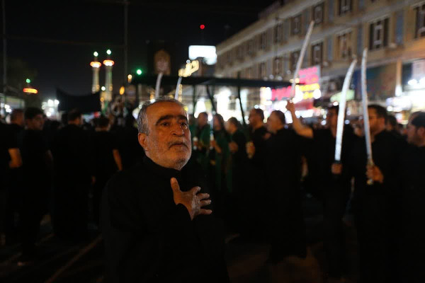 آیین «مشق شمشیر» نجفی‌های مقیم قم