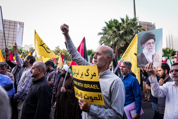 10مرداد | تجمع مردم تهران در پی ترور اسماعیل هنیه