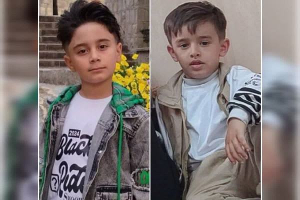 ملاقات حجت الاسلام حسینی با خانواده کودکان شهید جنگ ۱۲ روزه