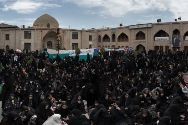 تجمع بانوان زینبی تبریز در محکومیت جنایات صهیونیست ها