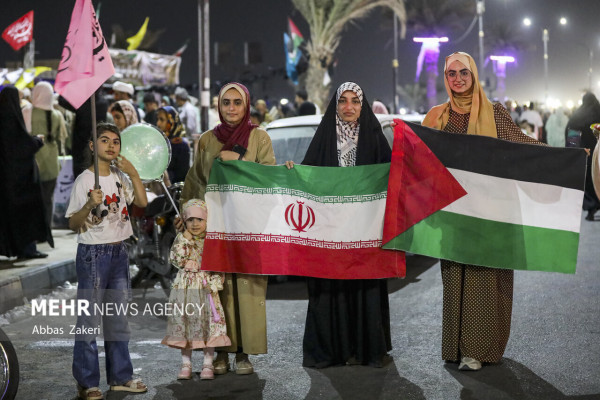 Marcha kilométrica de Ghadir en las provincias