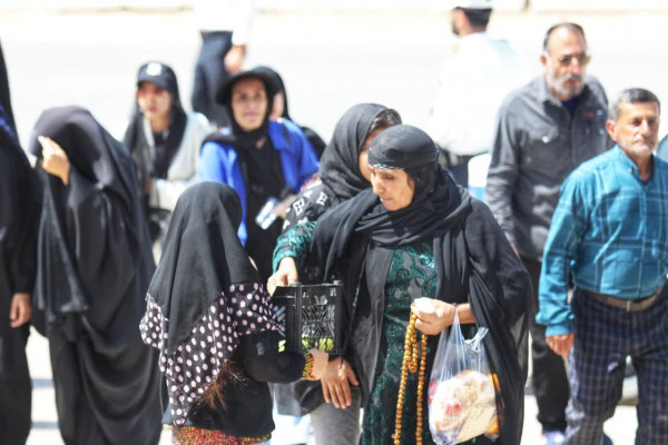 مراسم پیاده روی جاماندگان اربعین در یاسوج برگزار شد