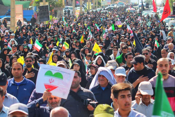 مراسم پیاده روی جاماندگان اربعین در یاسوج برگزار شد