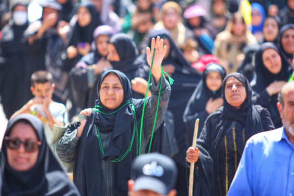 مراسم پیاده روی جاماندگان اربعین در یاسوج برگزار شد