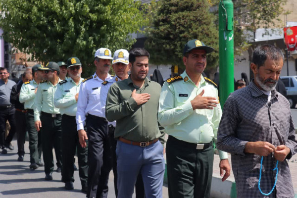 دسته روی عزاداری در ماتم پیامبر و امام حسن علیه سلام برگزار شد