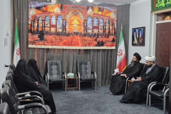 دیدار سرپرست جدید حوزه علمیه خواهران با رئیس اداره تبلیغات شهرستان