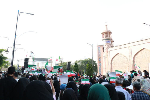 اردبیل یکصدا «مرگ بر اسرائیل»