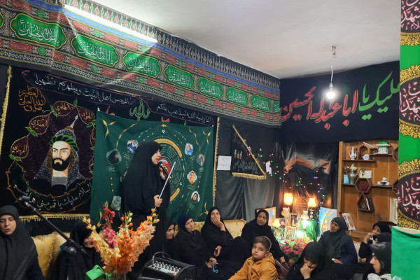 هشتمین آیین پرده‌خوانی فاطمی و خوانش خطبه فدکیه