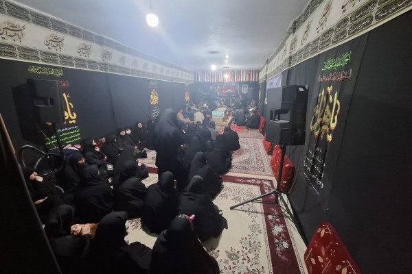محفل فاطمیه و شبی با شهدا در شهرستان بدره