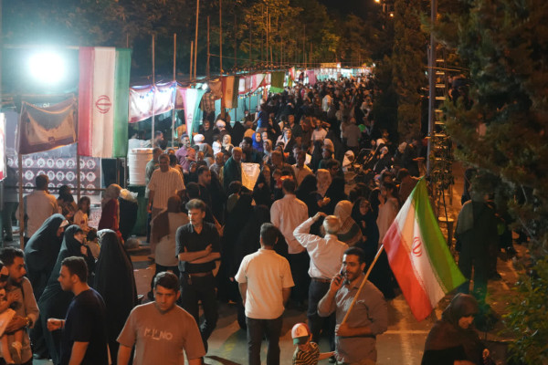 مازندران | قاب موکب های غدیر با حضور خانواده های شهدای میناب