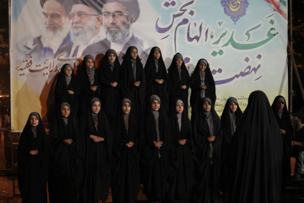 مازندران | قاب موکب های غدیر با حضور خانواده های شهدای میناب
