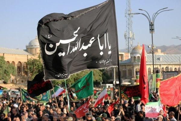مراسم عزاداری یوم العطش در همدان