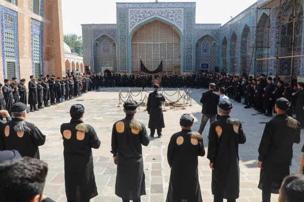 عزاداری ماه محرم در مجموعه میراث جهانی شیخ صفی الدین اردبیلی