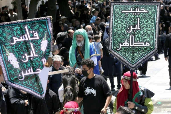 مراسم عزاداری سومین روز شهادت امام حسین (ع) در همدان