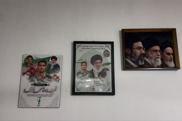 دیدار رئیس سازمان تبلیغات اسلامی با خانواده شهید اهل سنت محمد فرخنده در قشم
