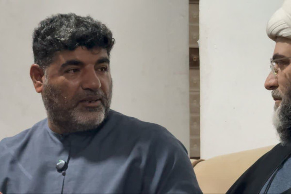 دیدار رئیس سازمان تبلیغات اسلامی با خانواده شهید اهل سنت محمد فرخنده در قشم