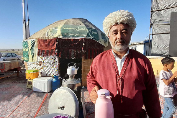 موکب اهل سنت ترکمن‌های گلستان در مهران؛ جلوه وحدت در مسیر اربعین