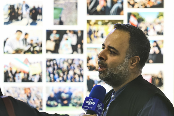 افتتاح نمایشگاه عکس با طوفان الاقصی