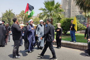 مراسم دسته‌روی روز ششم محرم برگزار شد